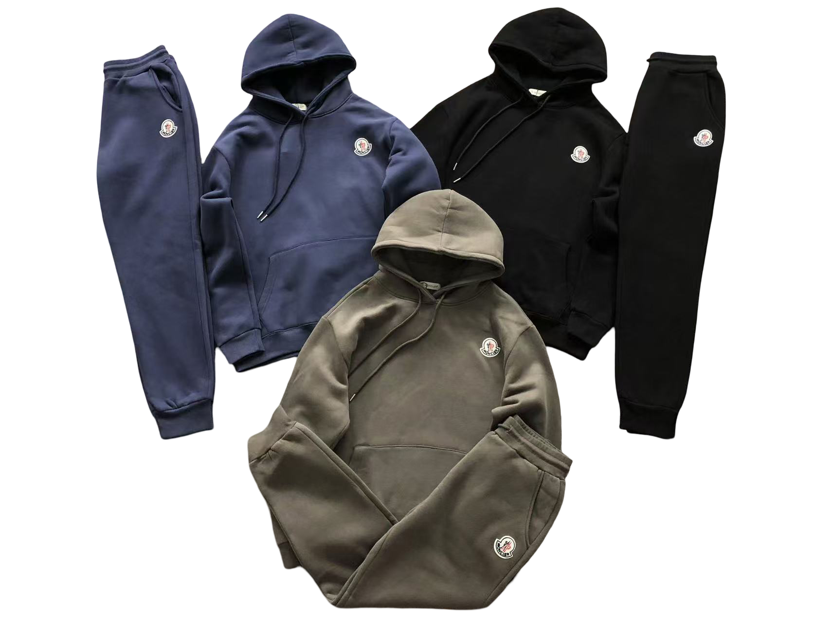 Moncler Basic Hoodie Black