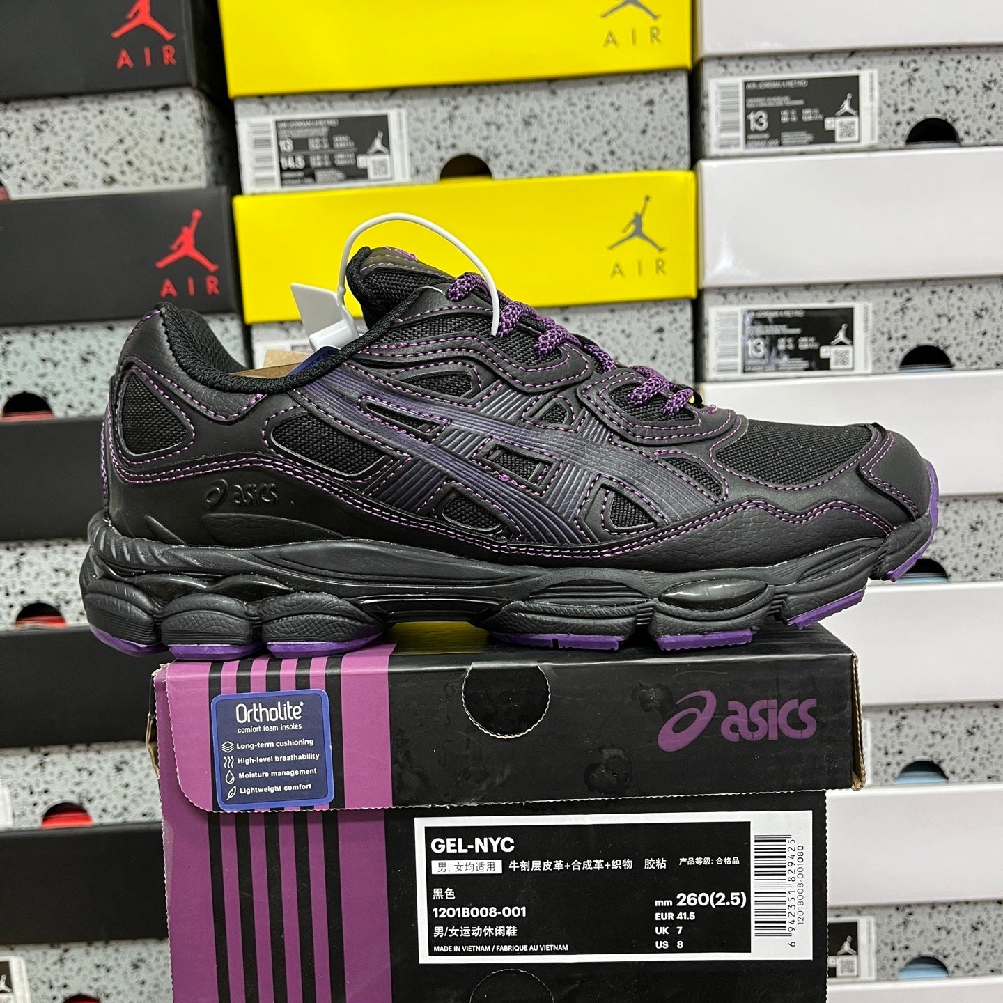 ASICS Gel-NYC Needles Black Purple