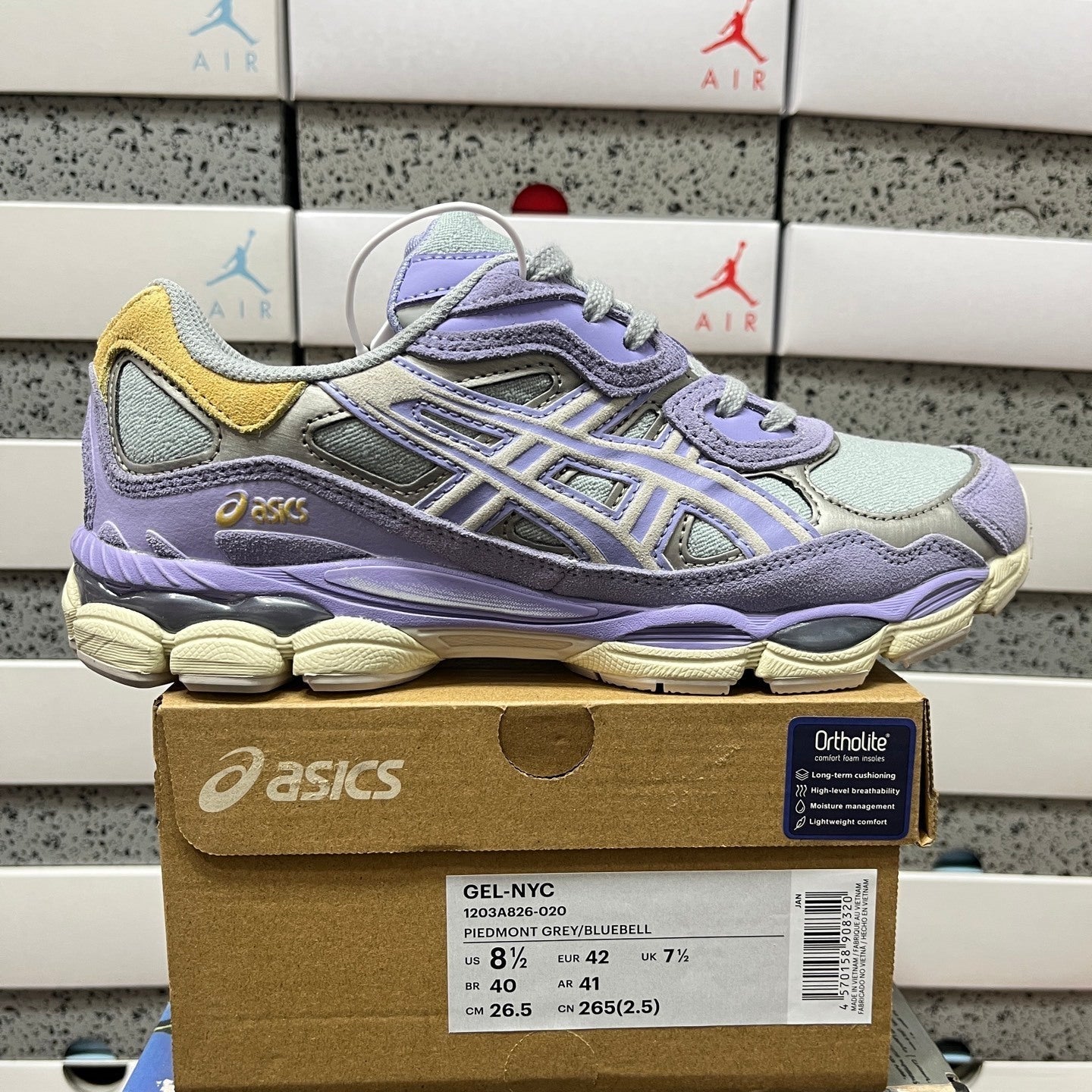 ASICS Gel-NYC Piedmont Grey Bluebell