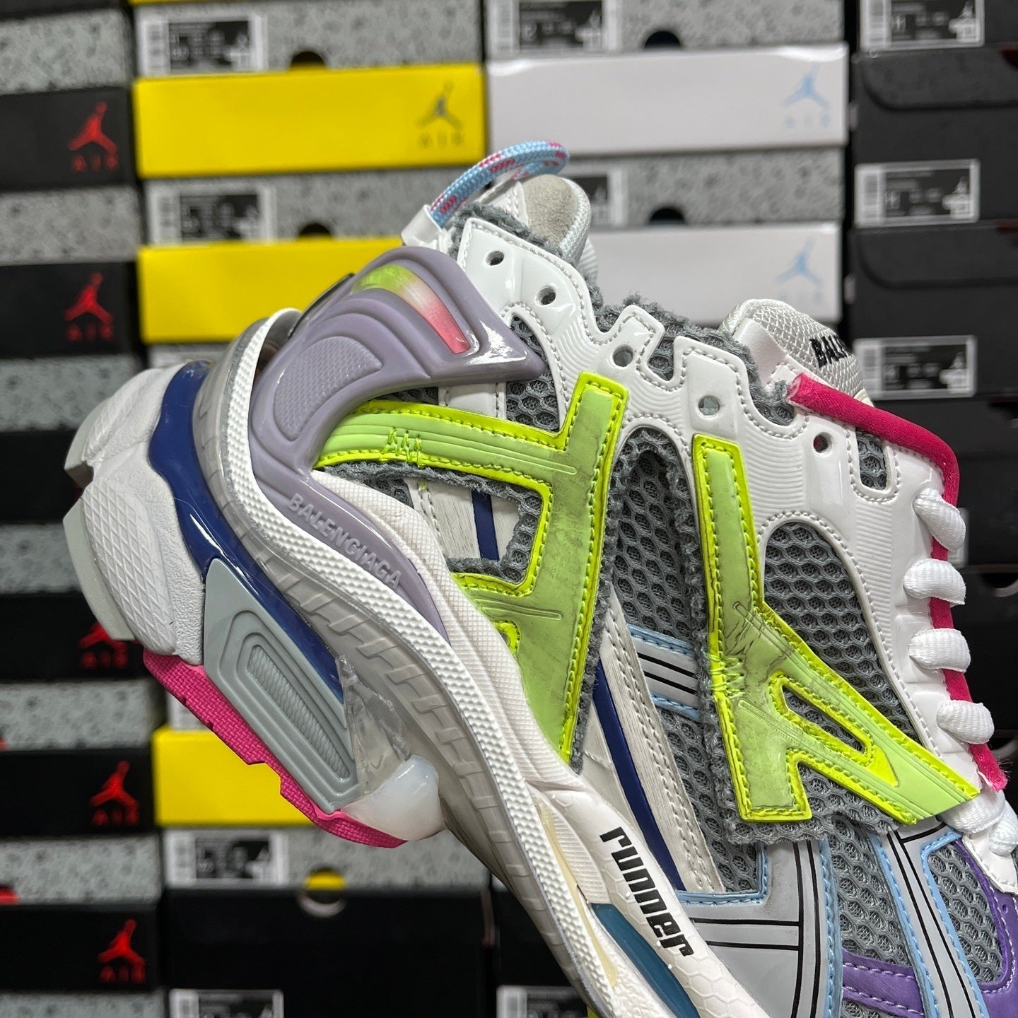 Balenciaga Runner 7.0 White Multicolor