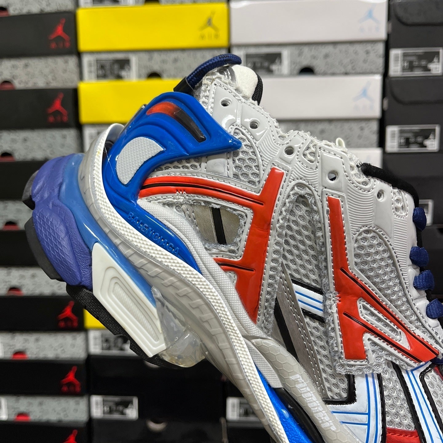 Balenciaga Runner 7.0 Blue Volcano Red Grey