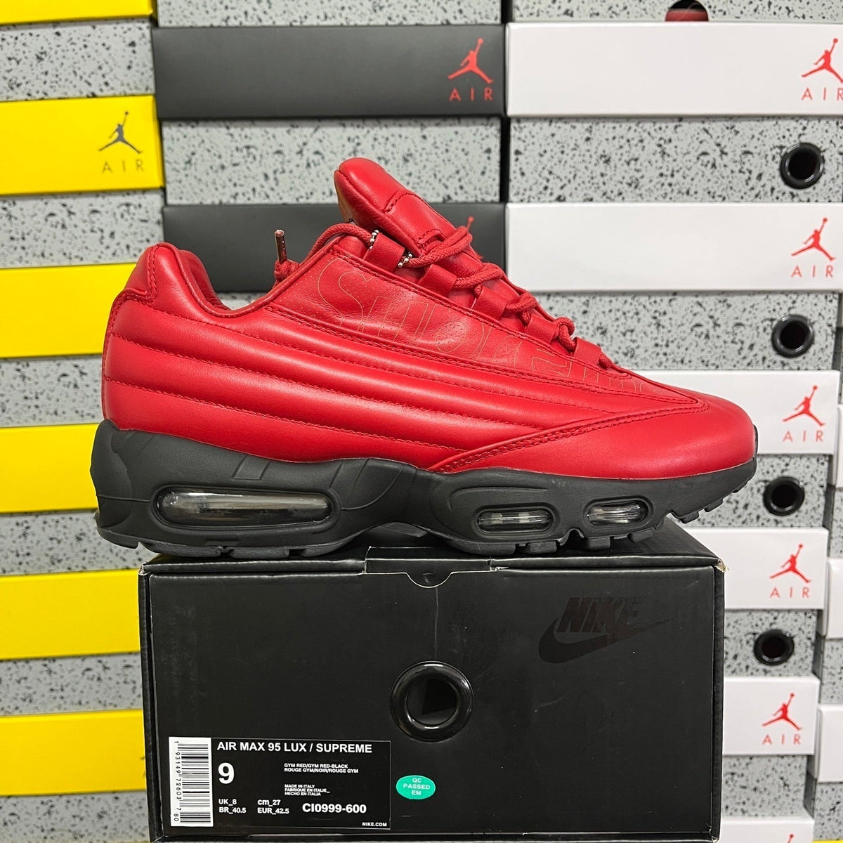 Nike x Supreme Air Max 95 Lux Red
