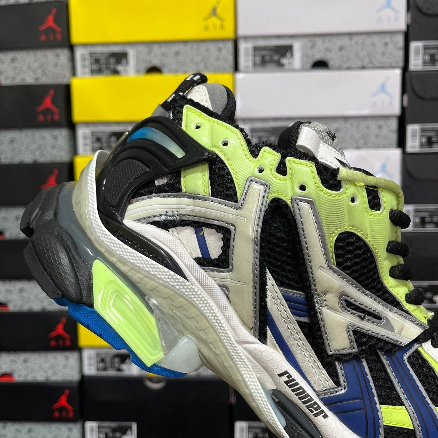 Balenciaga Runner 7.0 Black Green Navy