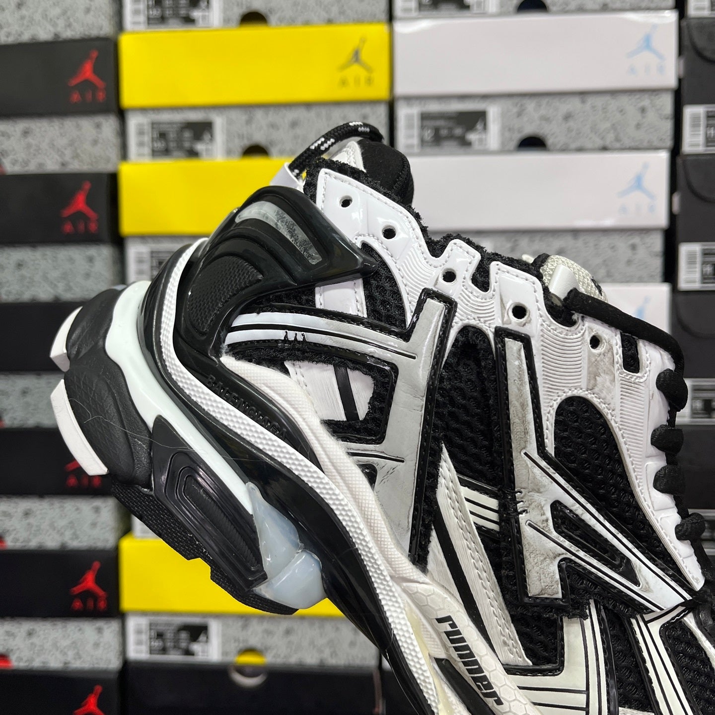 Balenciaga Runner 7.0 Silver Grey Black