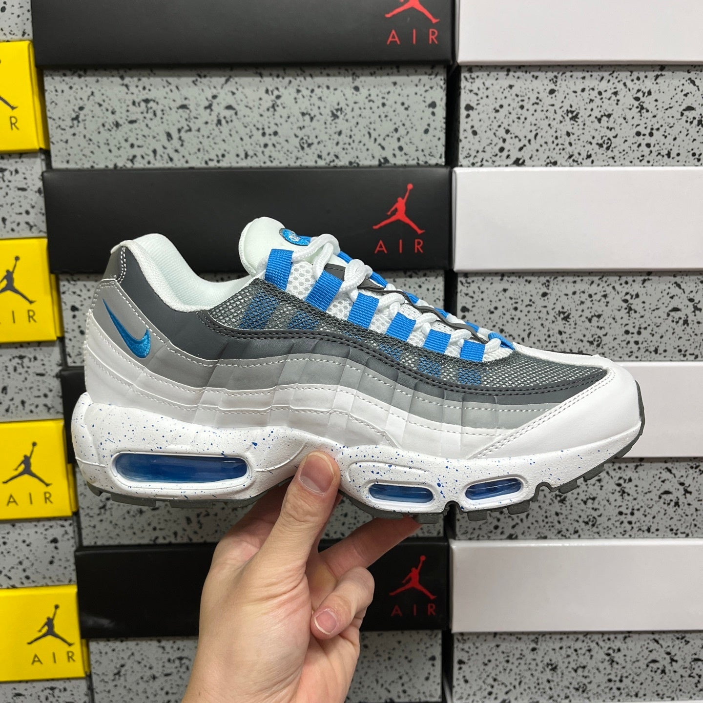Nike Air Max 95 White Hyper Cobalt