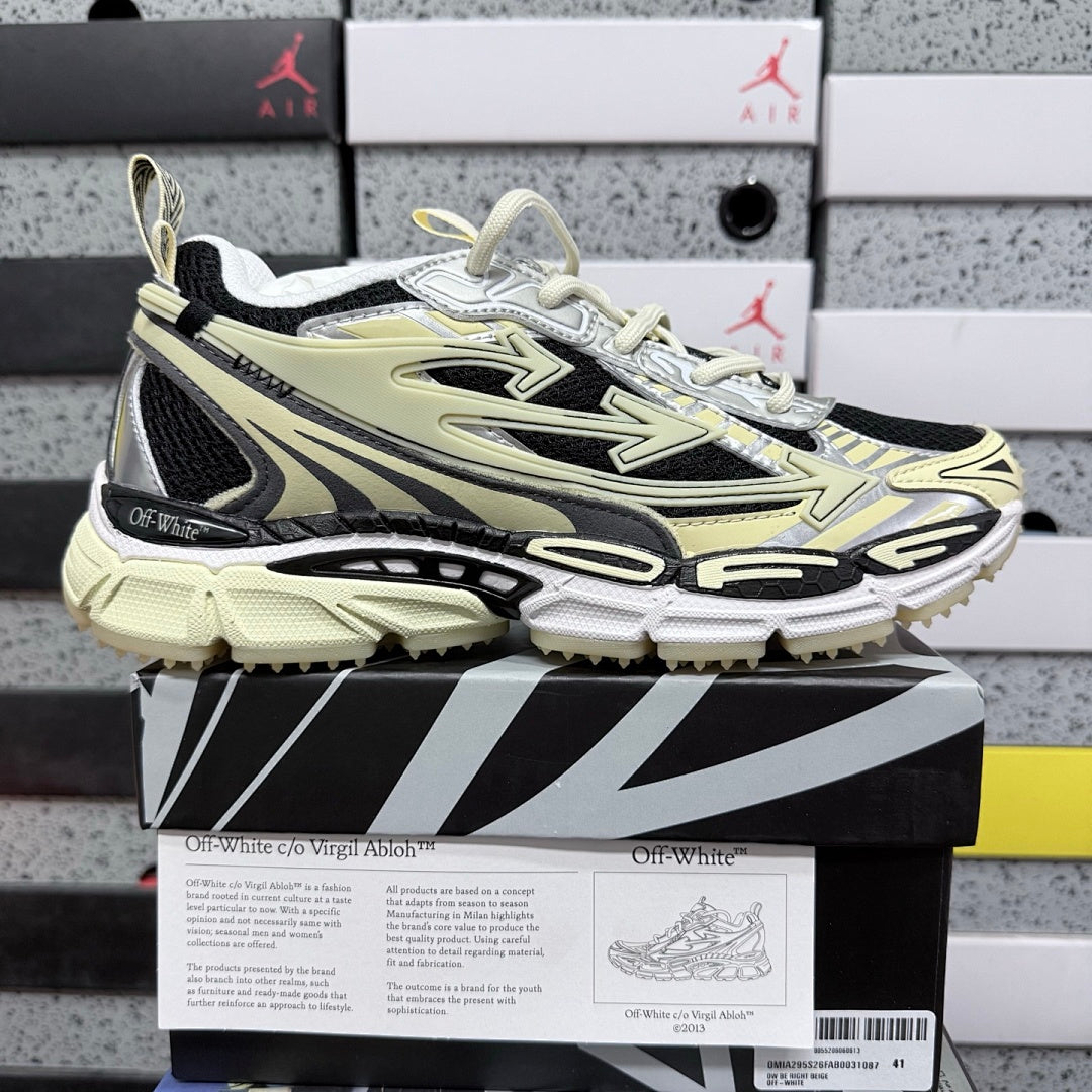 Off-White Be Right Back Black Cream White