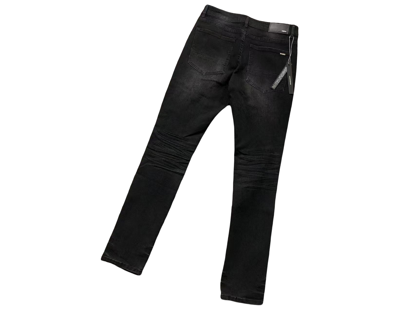 AMIRI Neon Denim Jeans Black