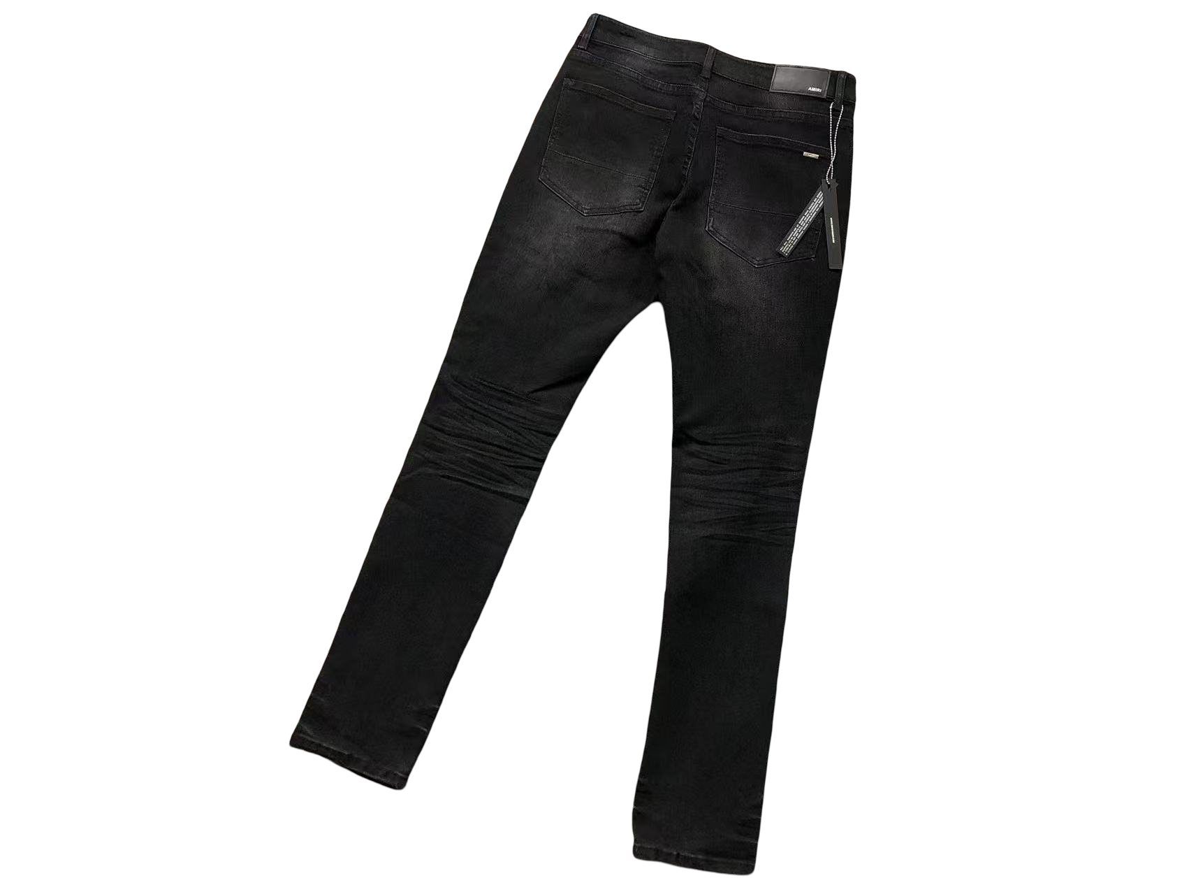 AMIRI Neon Denim Jeans Black