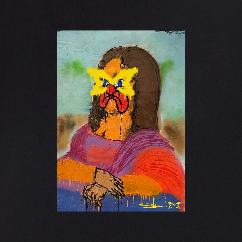 MERTRA x Slawn Mona Lisa Tee Black