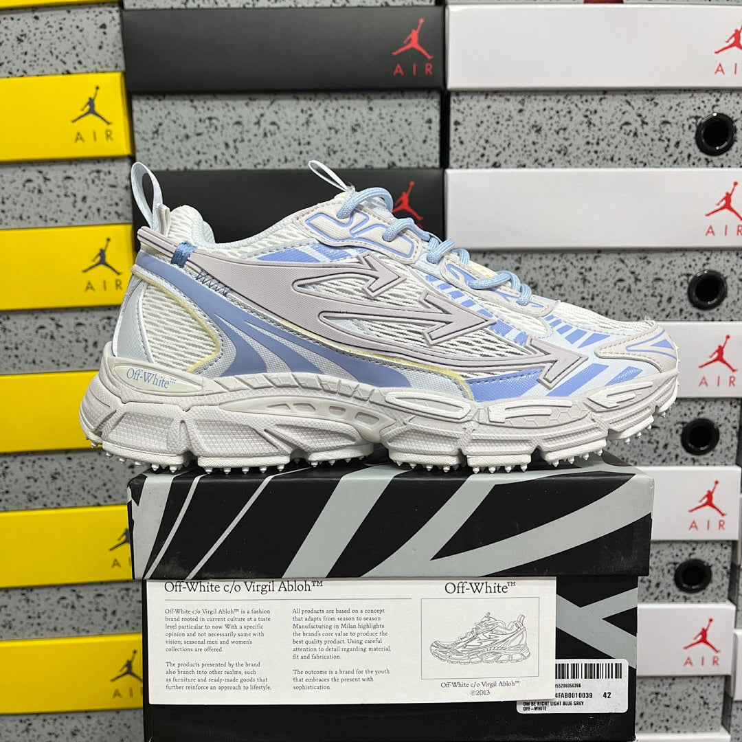 Off-White Be Right Back White Light Blue