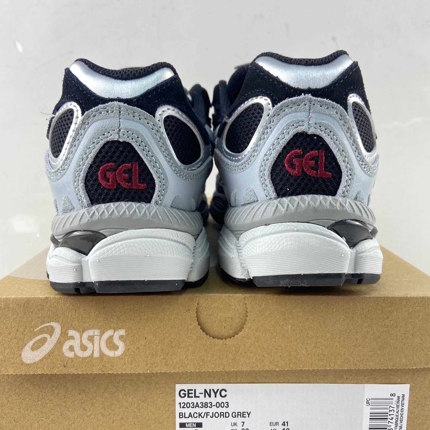 ASICS Gel-NYC Black Fjord Grey