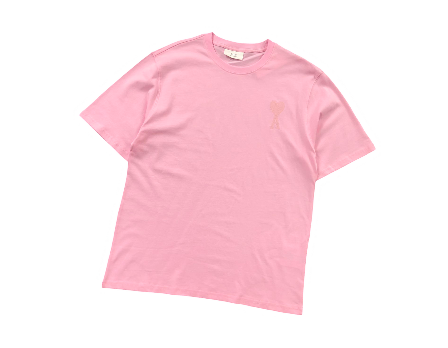 AMI Paris Pastel Fade Tee Pink