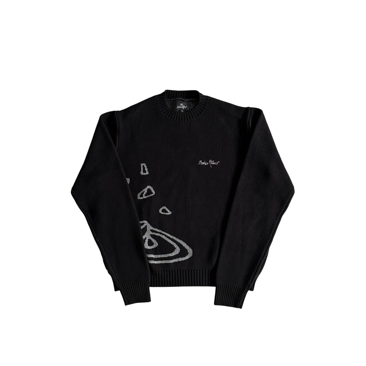 Broken Planet Outer Space Sweater Black/White