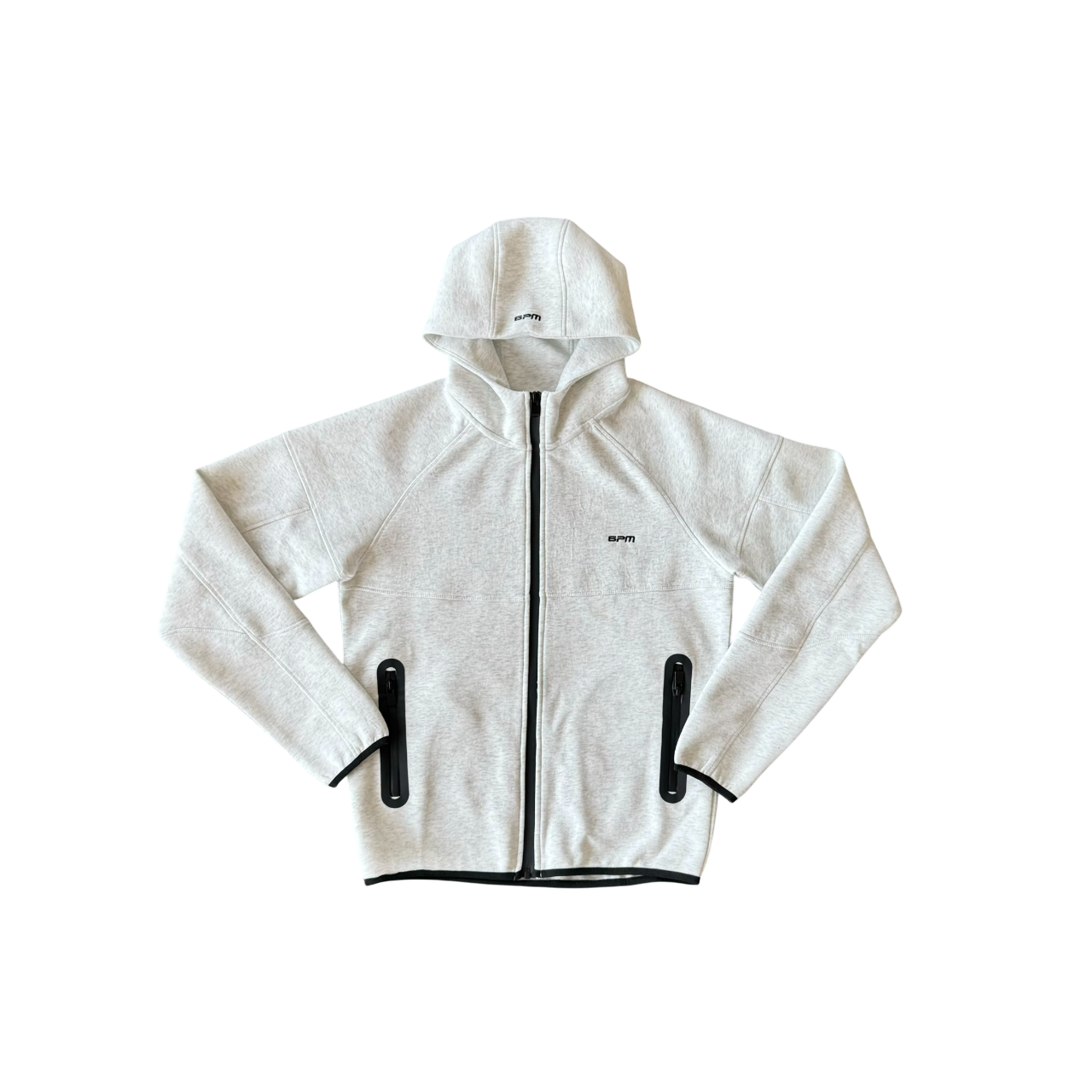 6PM Tech Zip Hoodie Grey