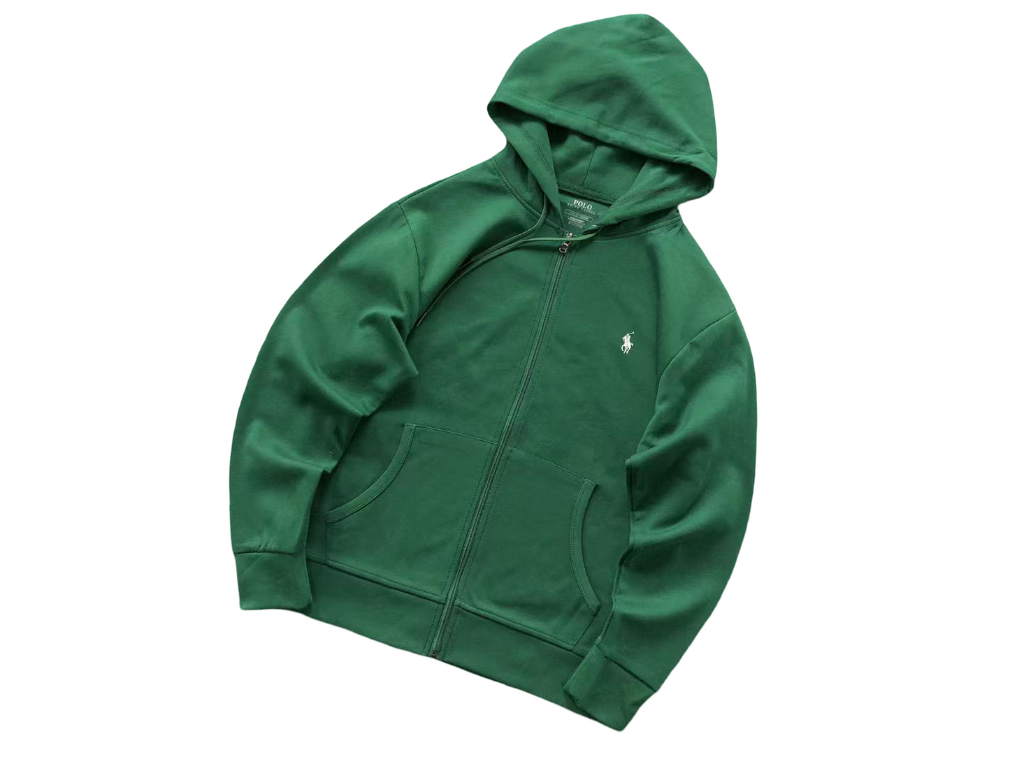 Ralph Lauren Classic Zip Hoodie Green