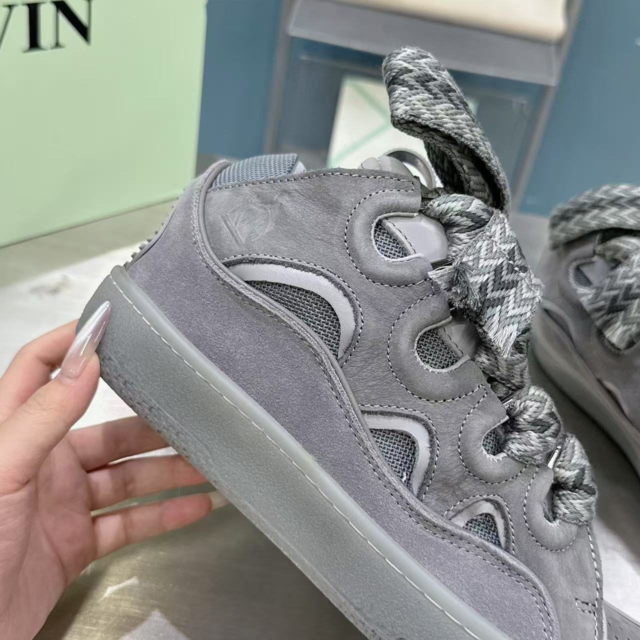 Lanvin Curb Wolf Grey