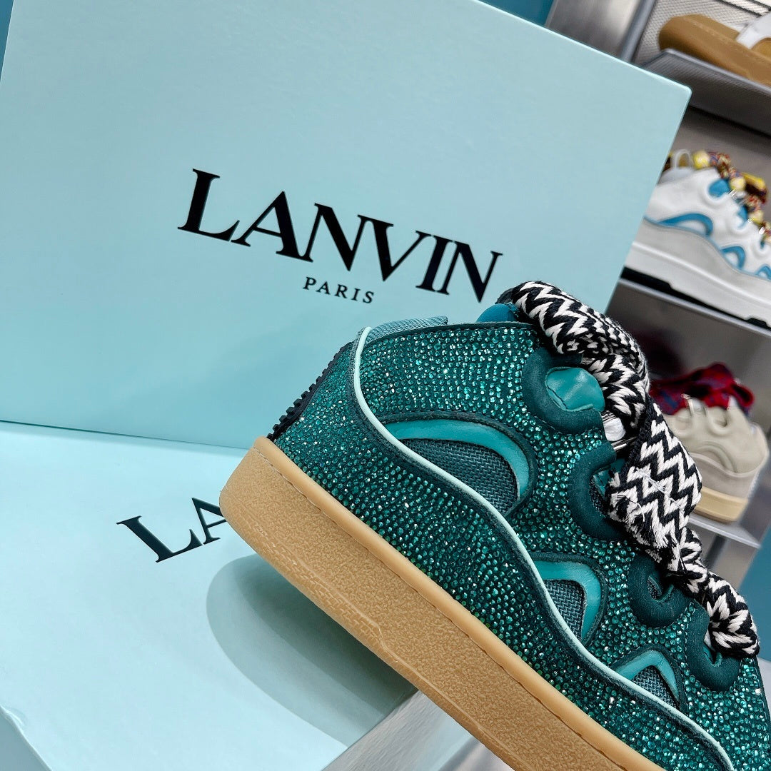 Lanvin Curb Shimmering Teal