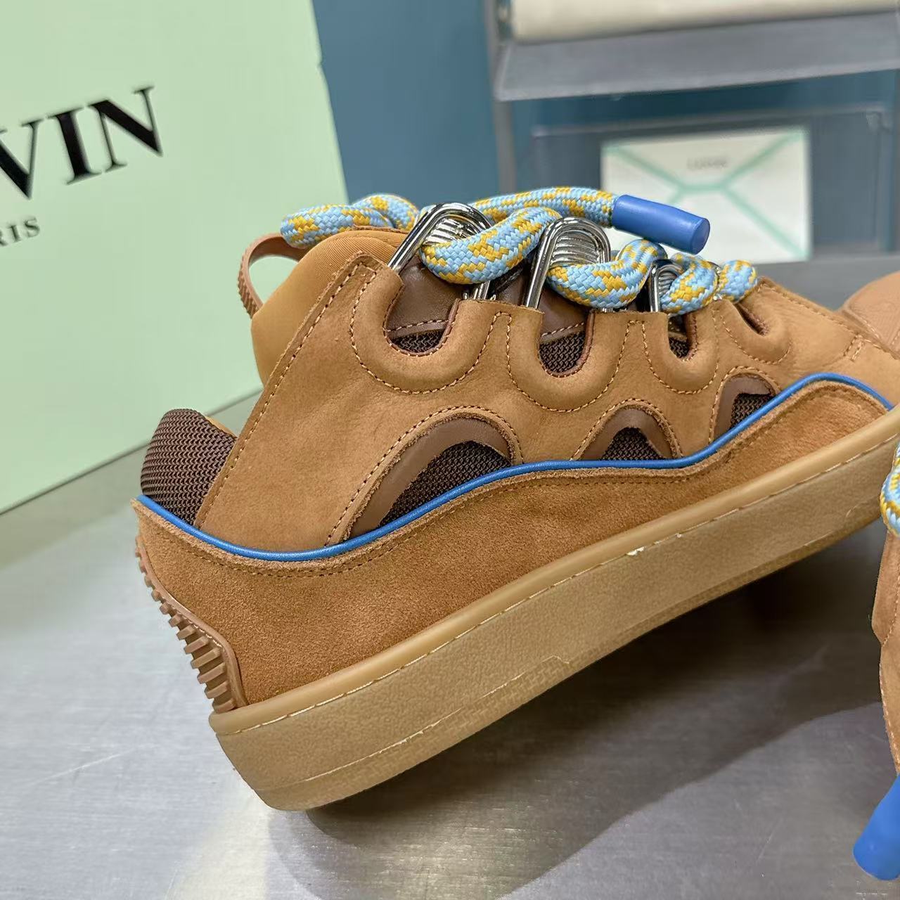 Lanvin Curb Rope Brown/Blue