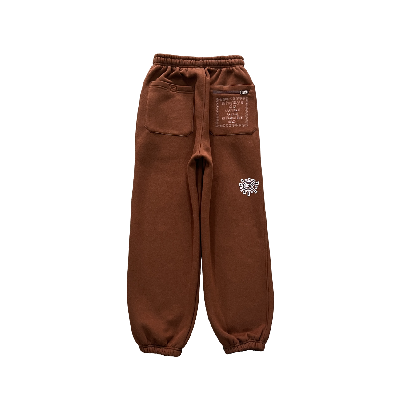 ADWYSD Classic Jogging Brown/White