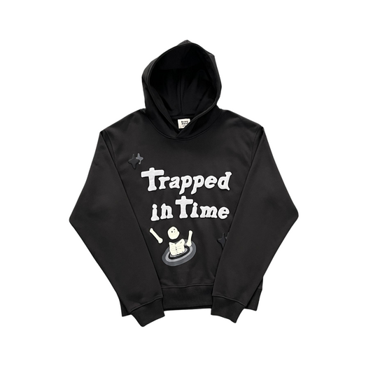 Broken Planet Trapped In Time Hoodie Black