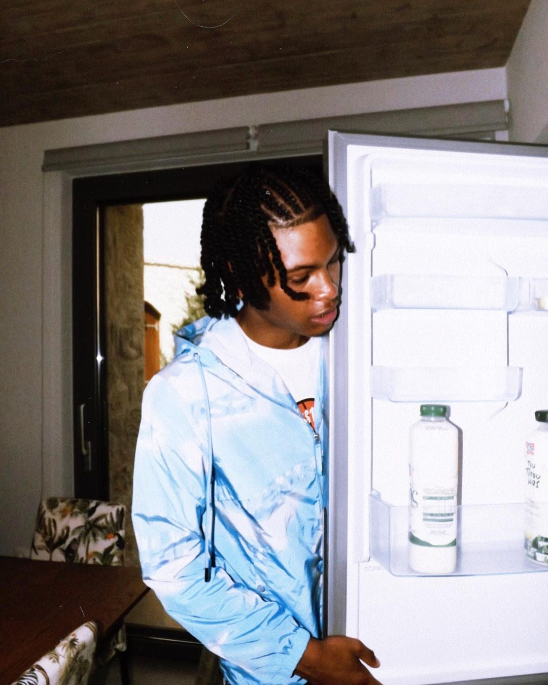 Trapstar Hyperdrive Cloud Windbreaker Jacket Blue/White