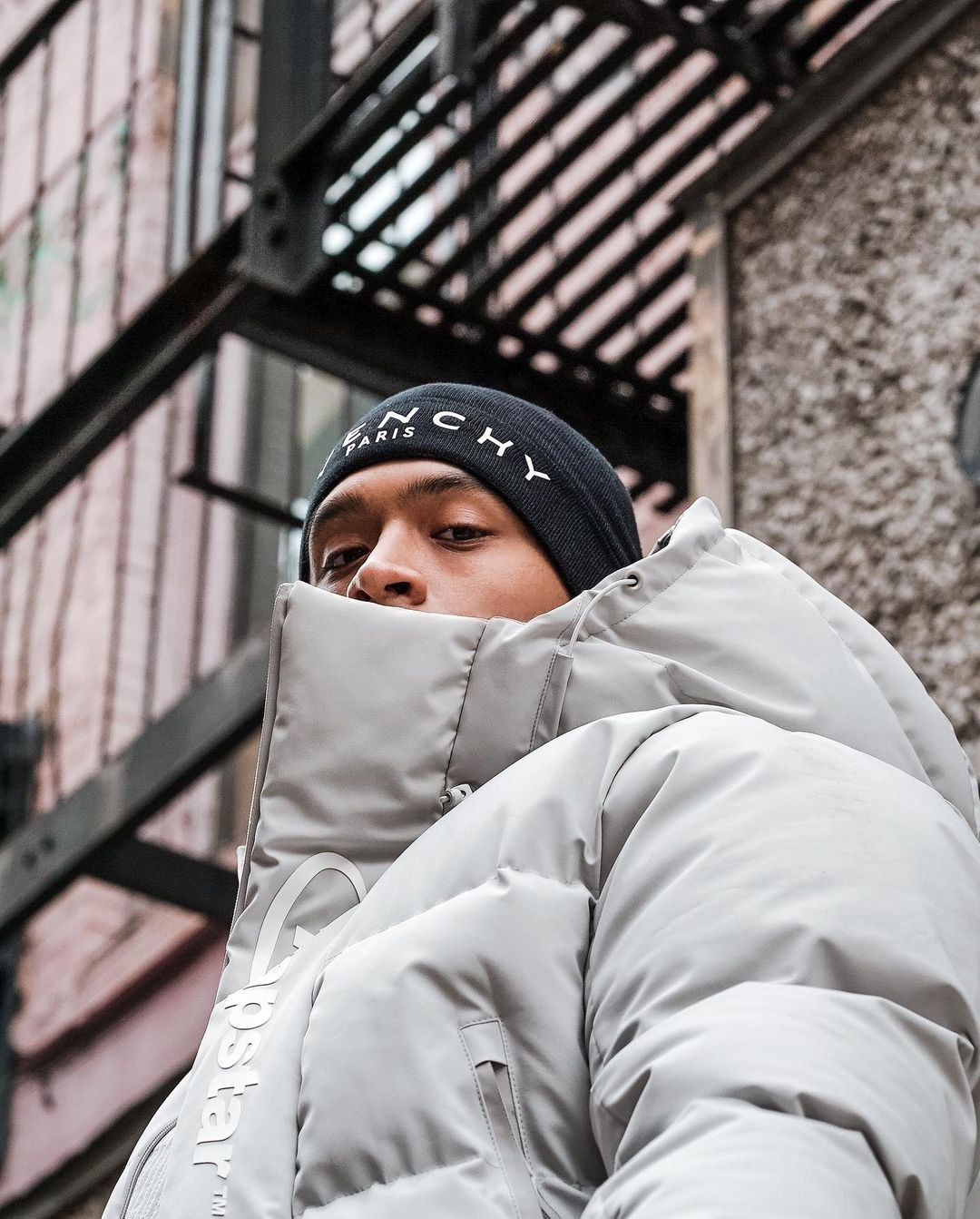 Trapstar Hyperdrive Technical Puffer Jacket Light Grey