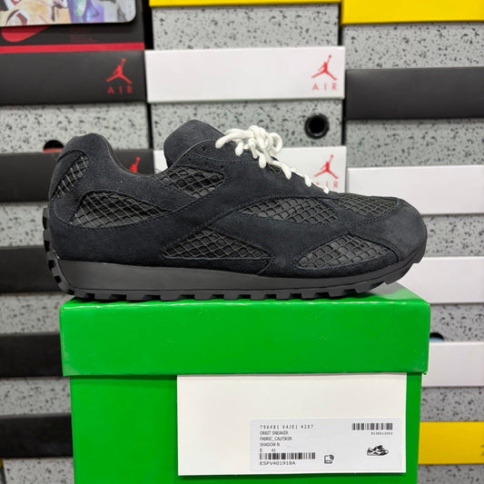 Bottega Veneta Orbit Black Suede Mesh