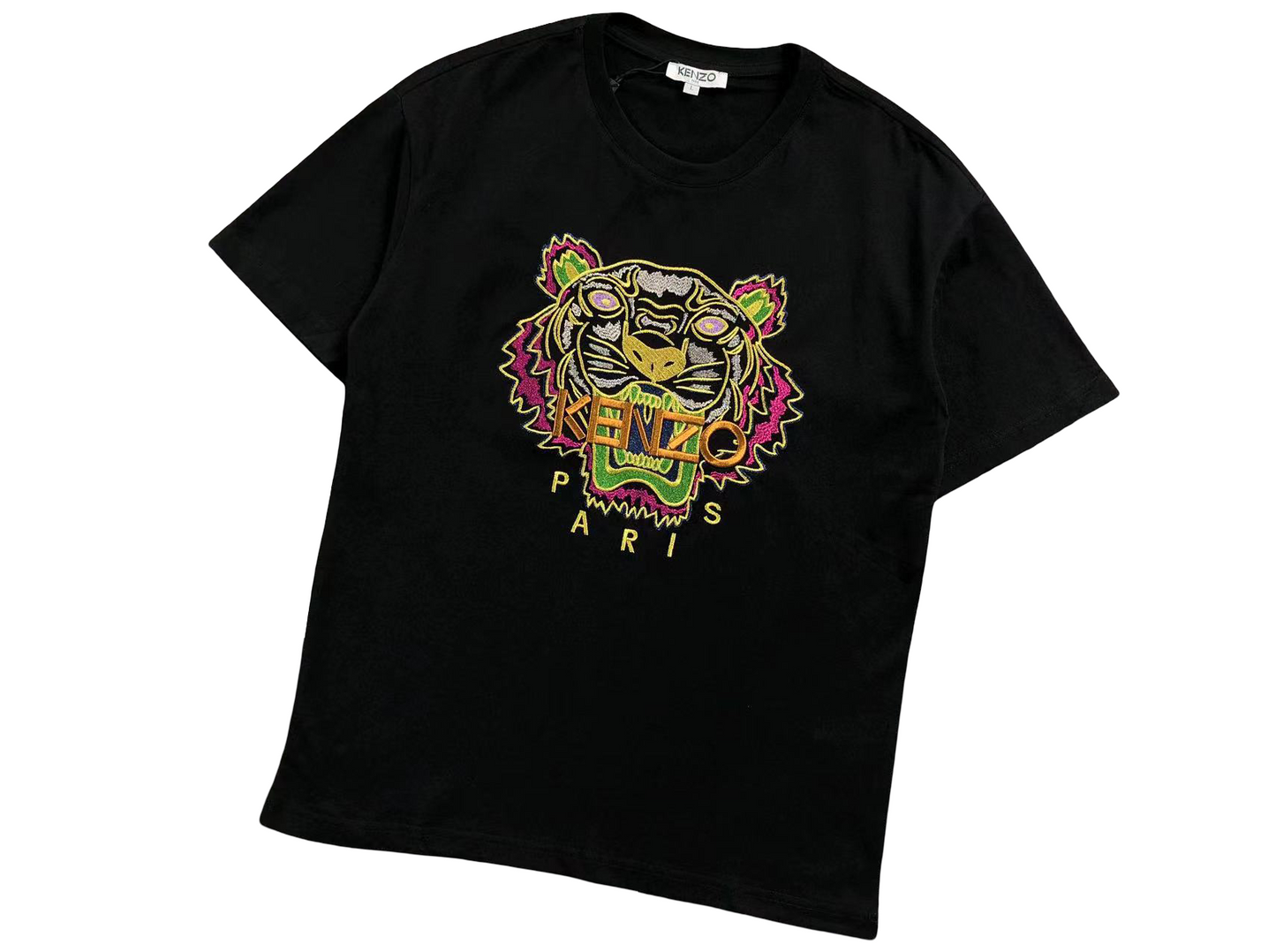 KENZO Tiger Tee Black/Green/Yellow