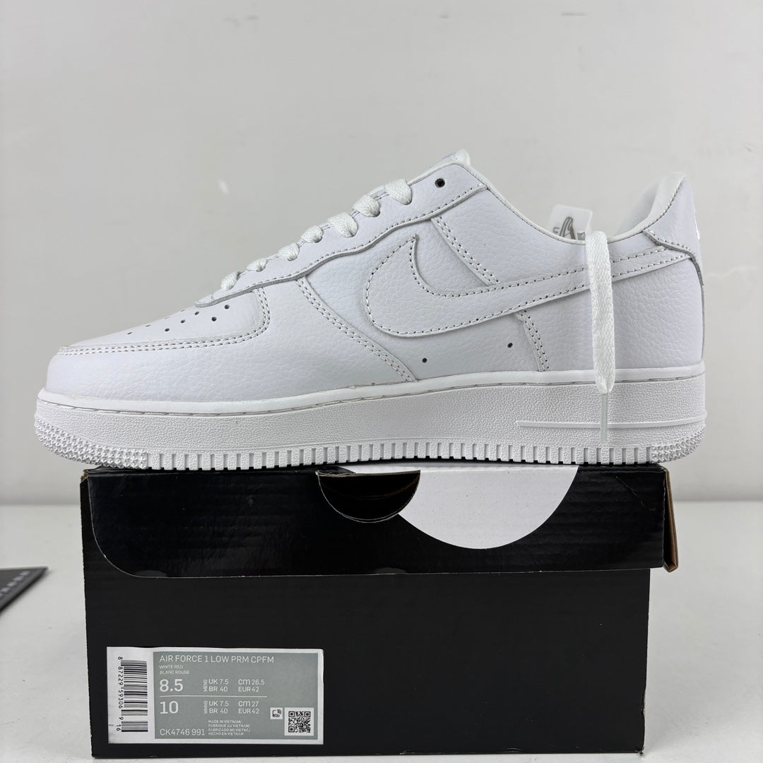 Nike x CPFM Air Force 1 Low White Red