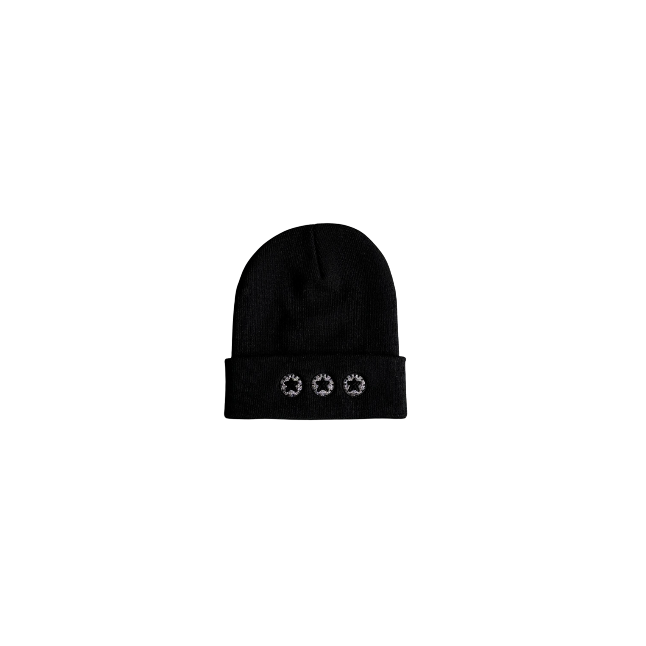 Broken Planet Lightning 3 Stars Beanie Black