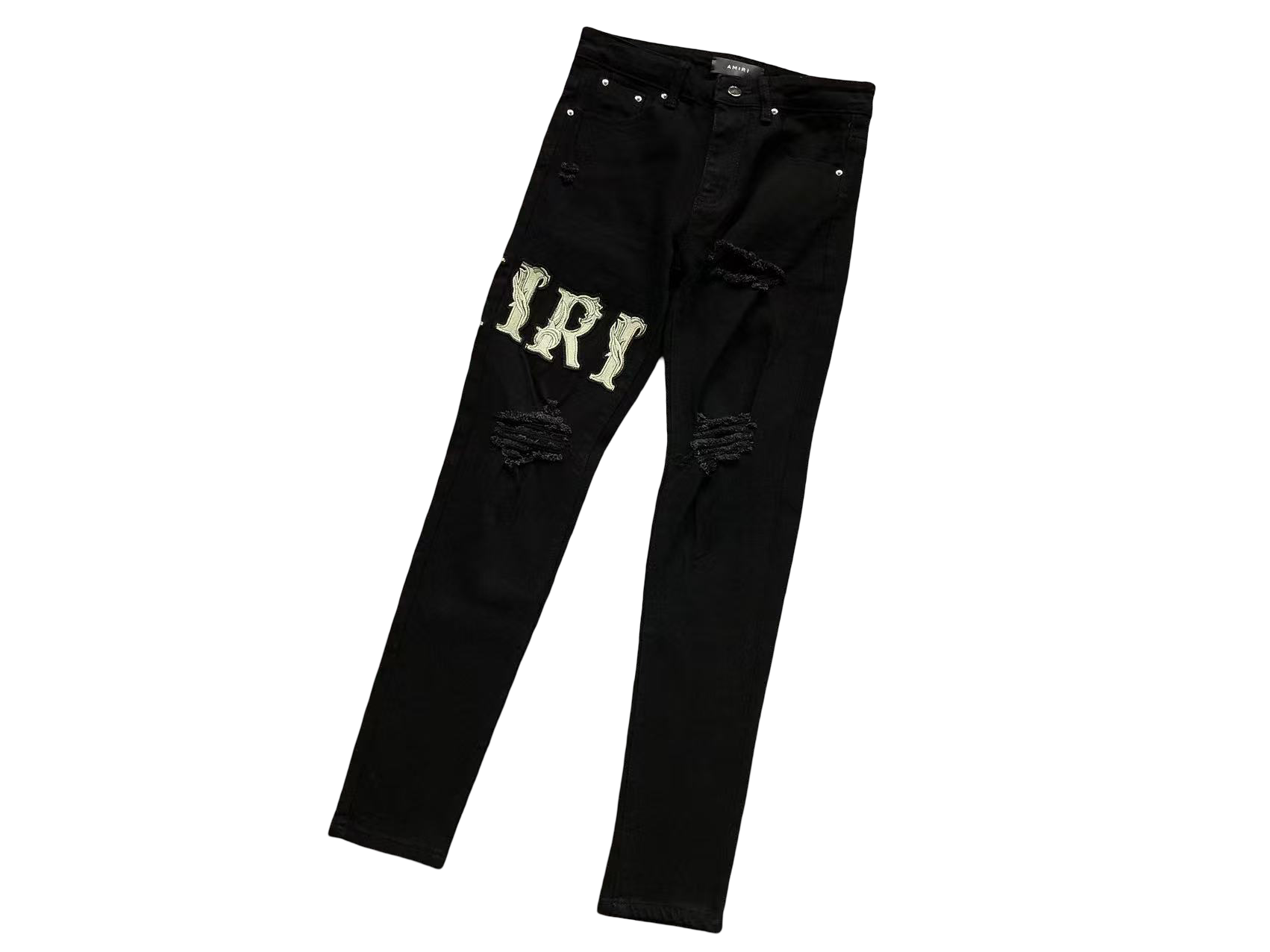 AMIRI Fleur de Lys Jeans Black