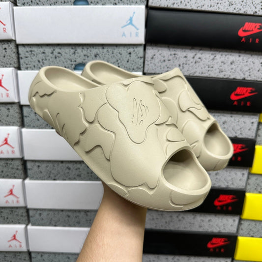 A Bathing Ape Slide #1 Beige Solid Camo