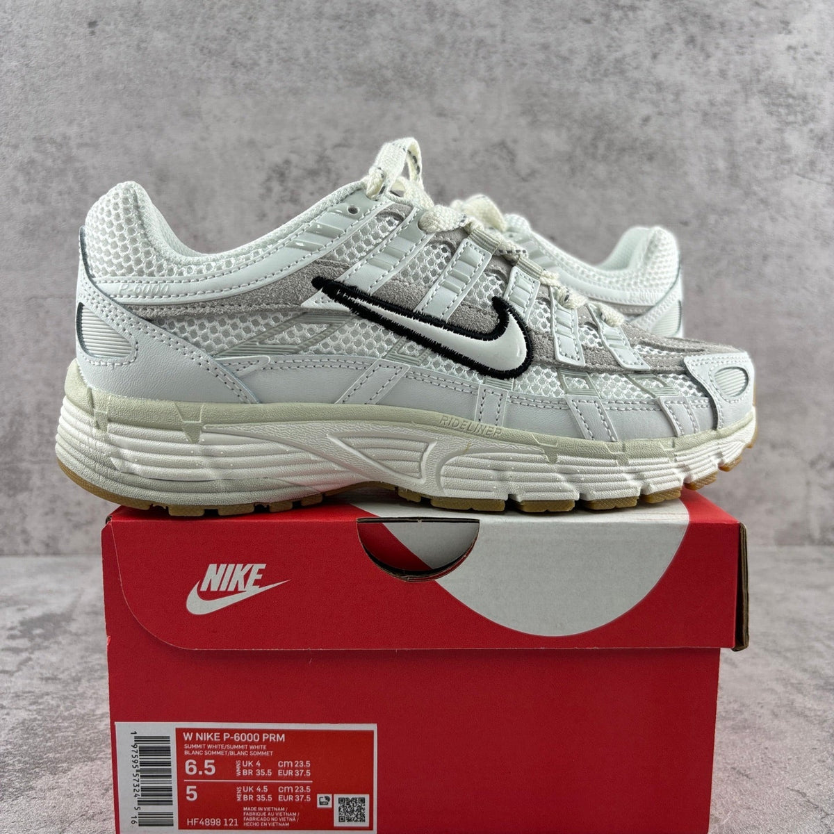 Nike P-6000 White Light Grey Cream