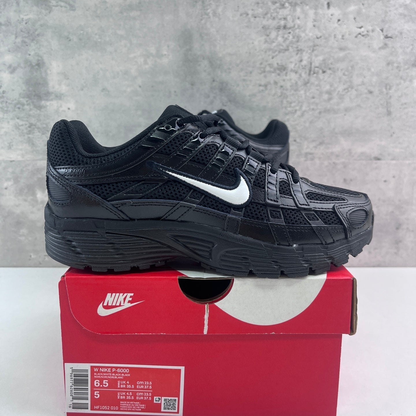 Nike P-6000 Black White