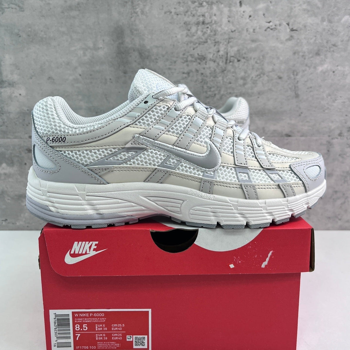 Nike P-6000 Summit White Wolf Grey