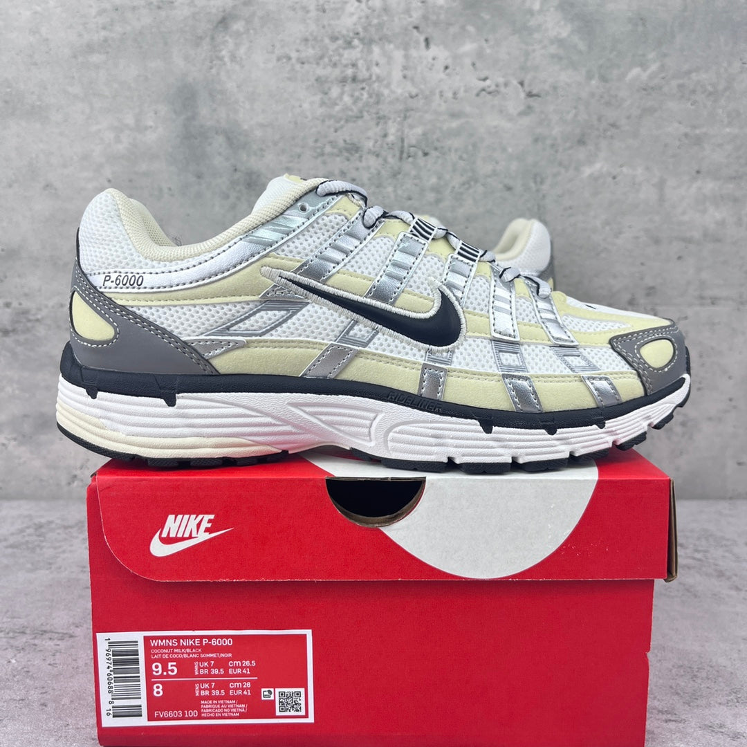 Nike P-6000 Coconut Milk Black