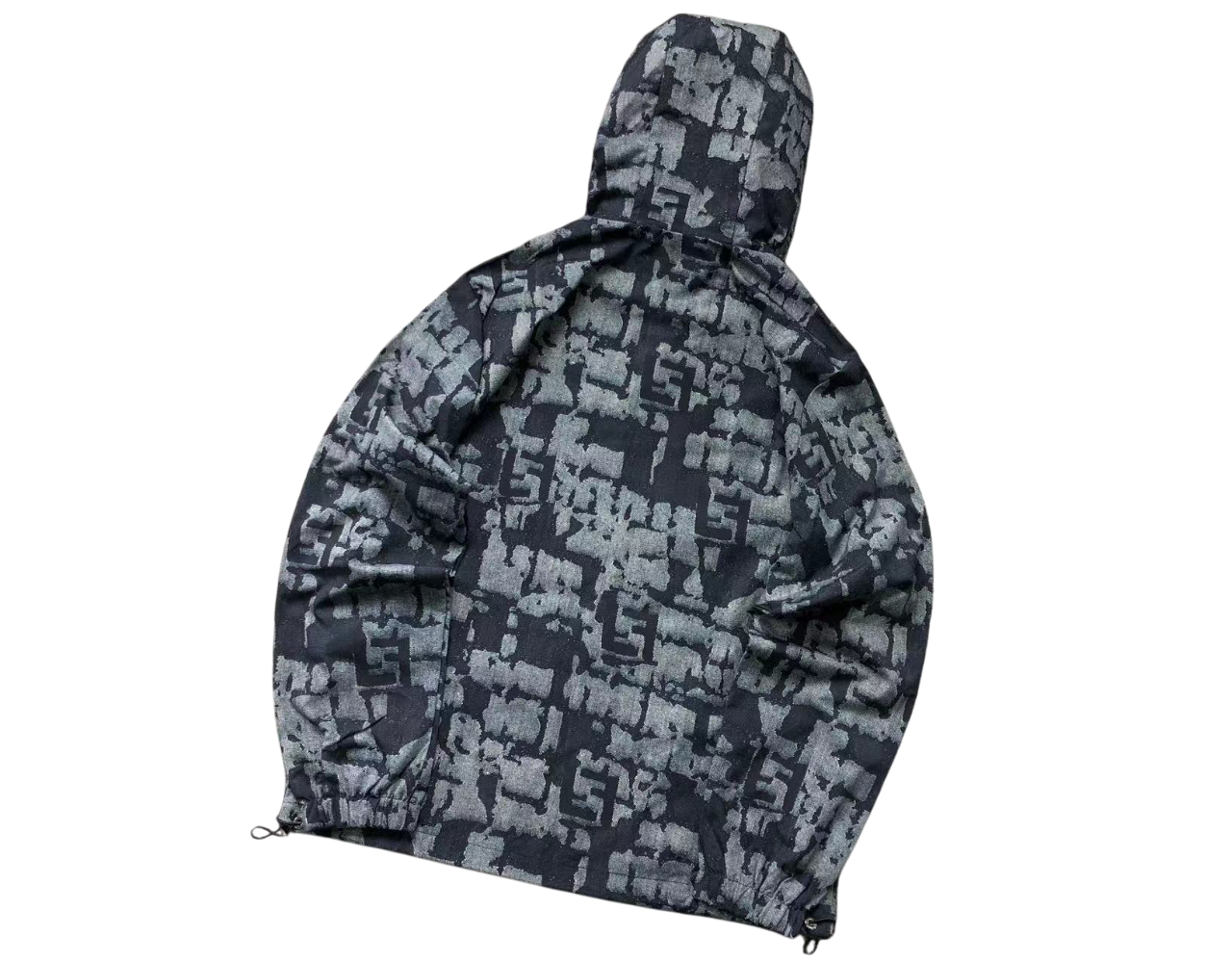 Fendi Washed Windbreaker Light Black