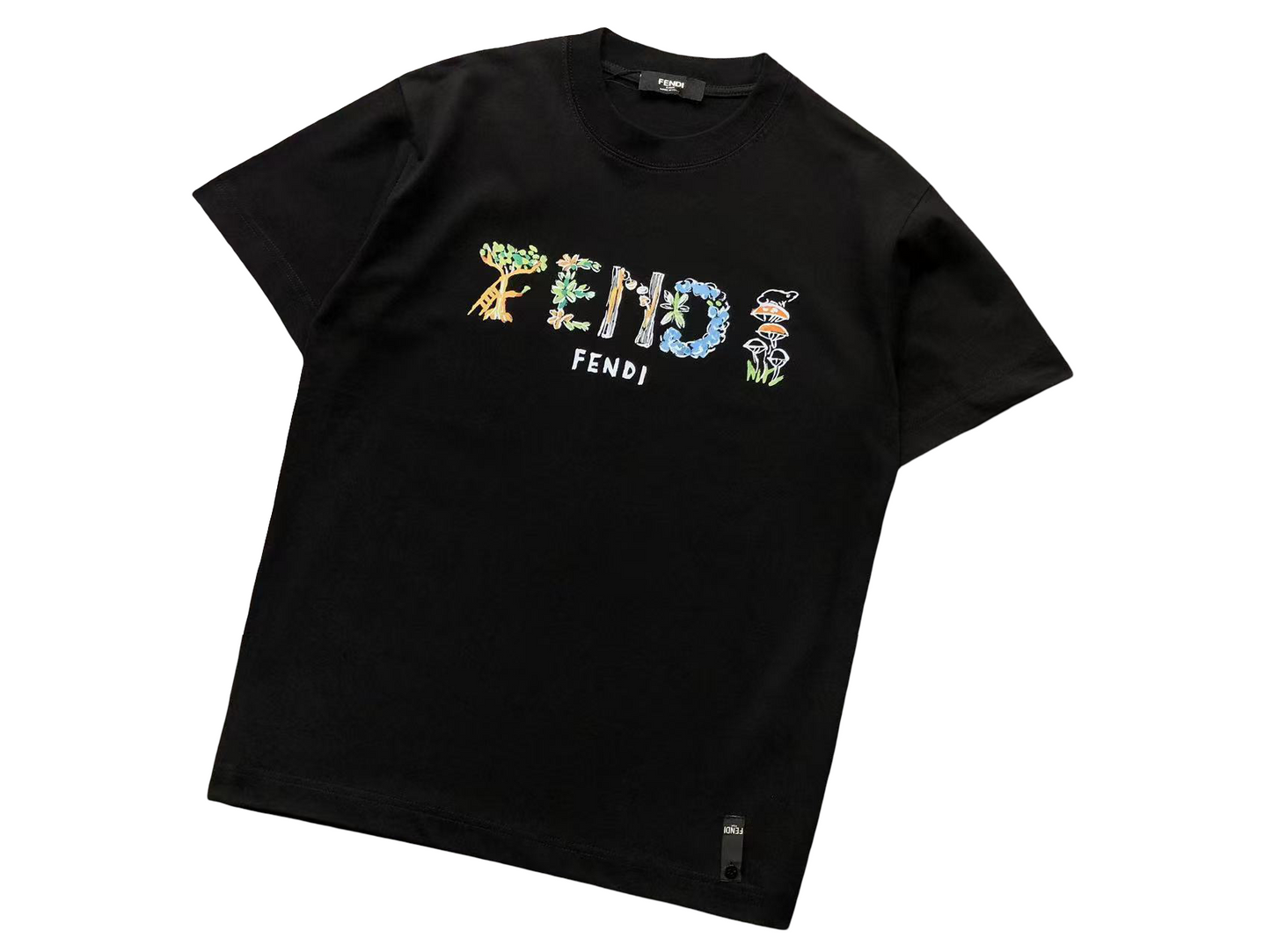 Fendi Nature Tee Black
