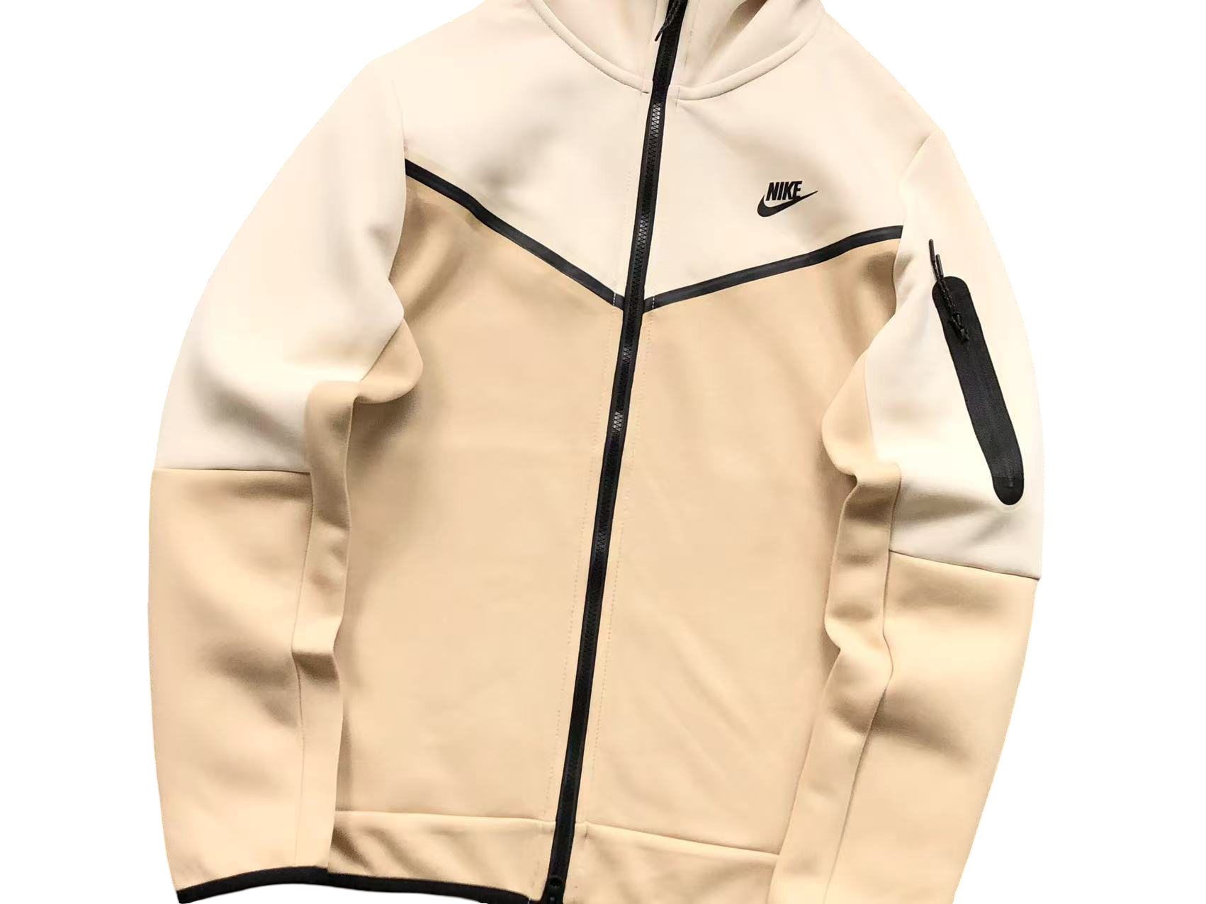 Nike Tech Fleece 2024 Zip Hoodie Cream/Peach