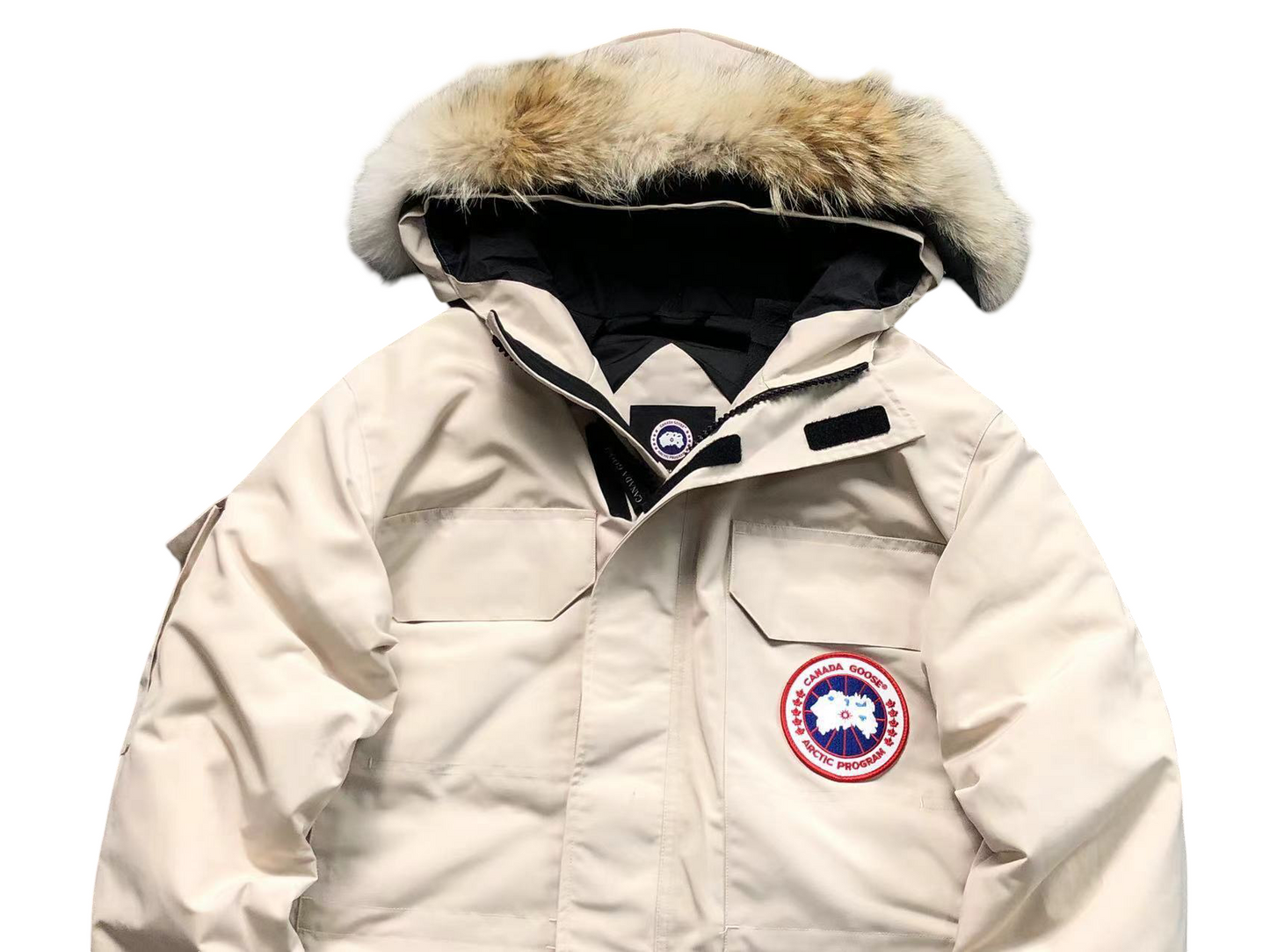 Canada Goose Expedition Heritage Parka Cream