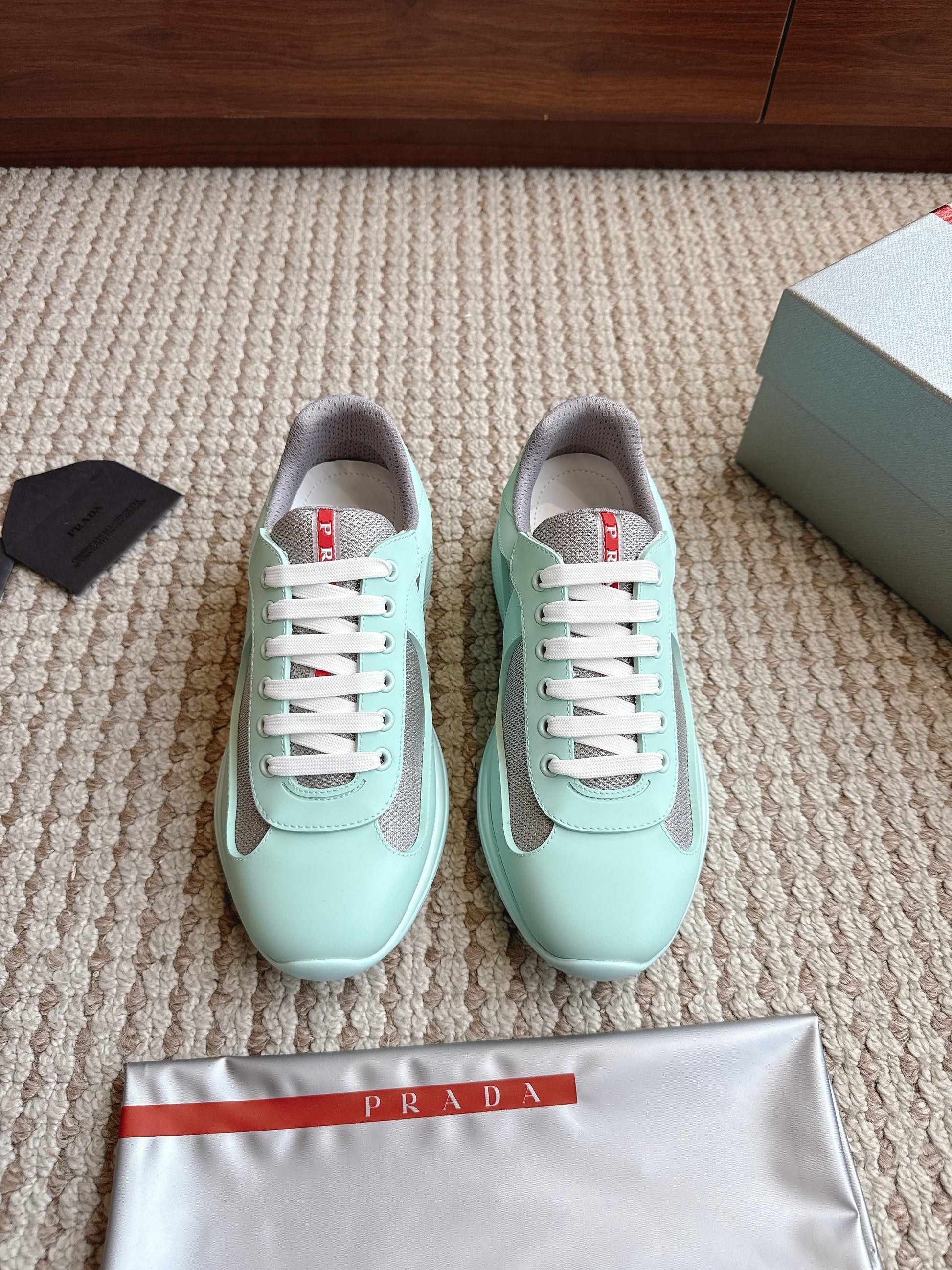 Prada America's Cup Mint Grey