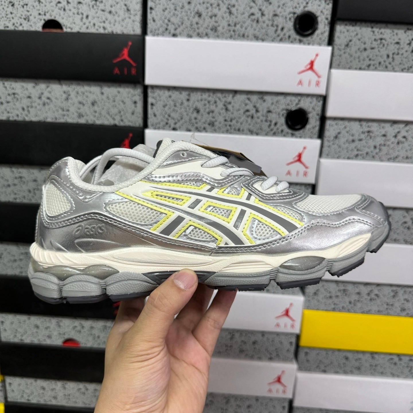 ASICS Gel-NYC EMMI White Huddle Yellow