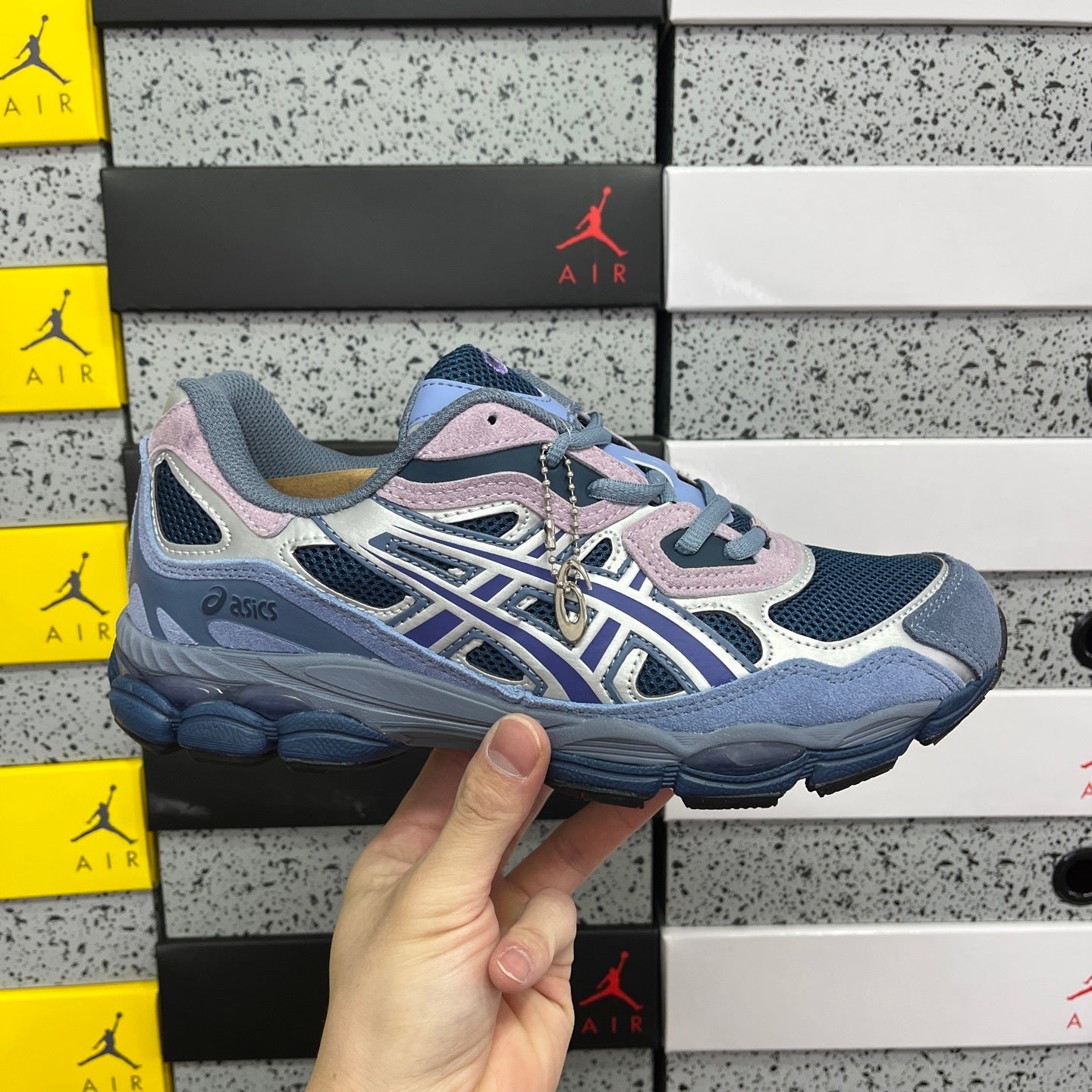 ASICS Gel-NYC Blue Pink Silver