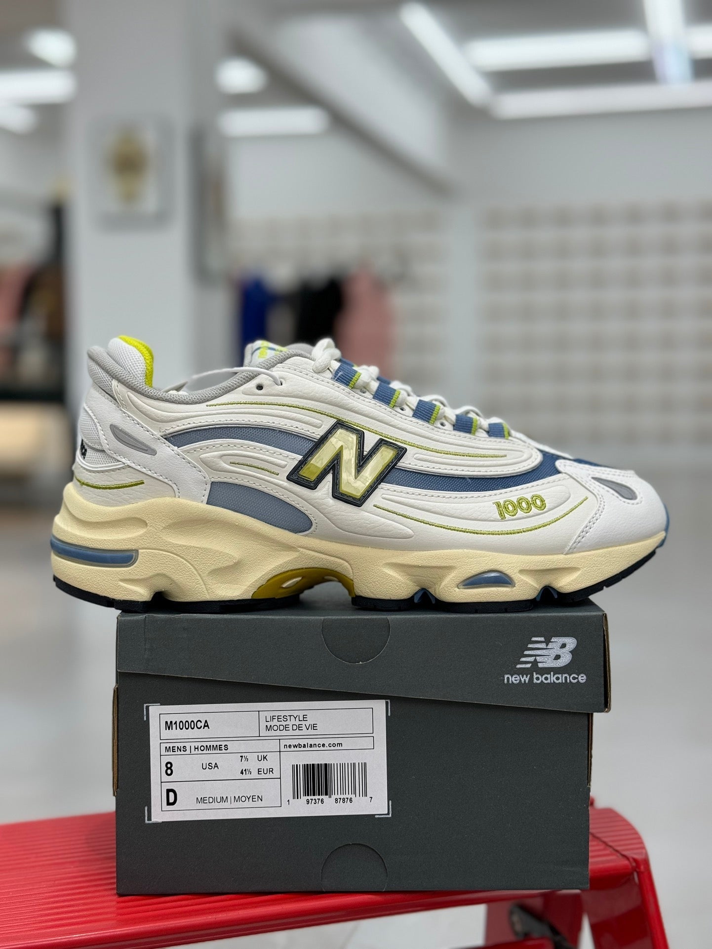 New Balance 1000 Sea Salt Heron Blue