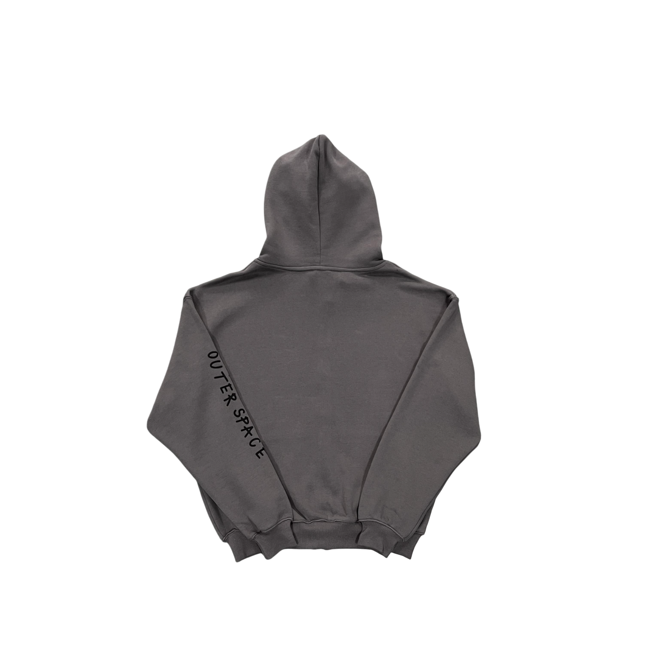 Broken Planet Going To Outer Space Zip Hoodie Grey