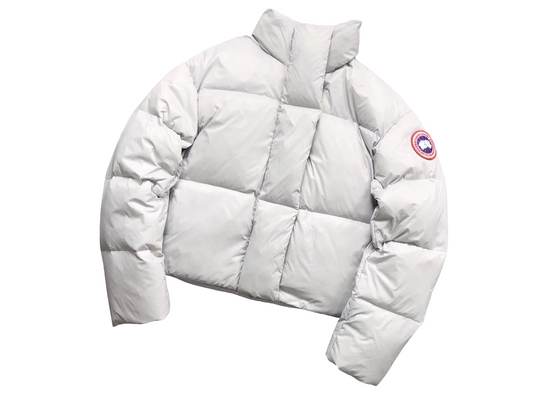 Canada Goose Cypress Cropped Down Jacket Grey