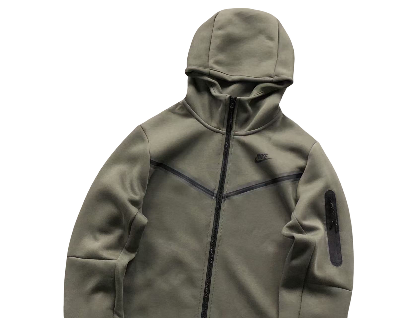 Nike Tech Fleece 2024 Zip Hoodie Khaki