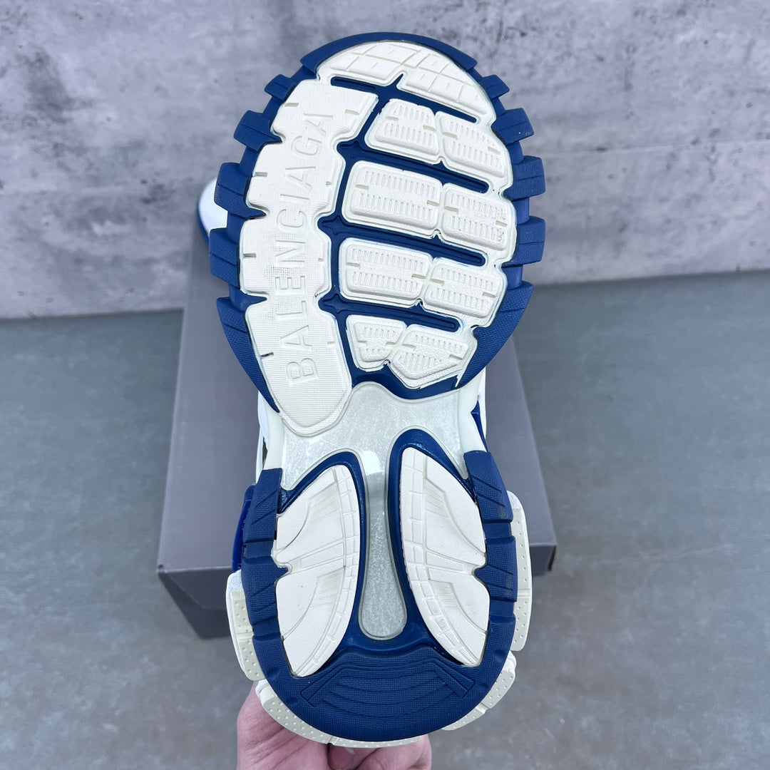 Balenciaga Track 3.0 White/Peacock Blue