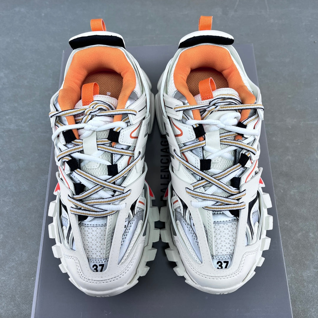 Balenciaga Track 3.0 White/Orange/Grey