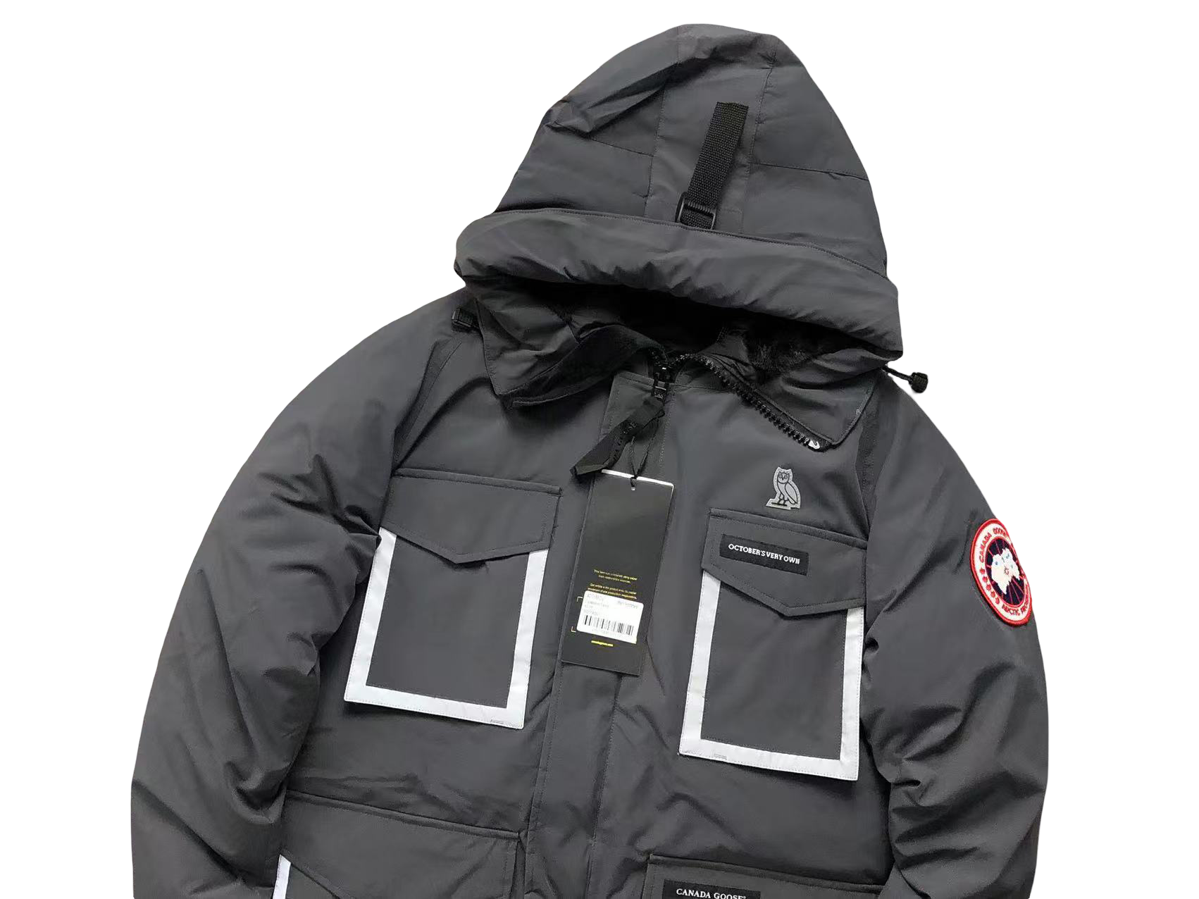 Canada Goose x OVO Constable Parka Grey Reflective